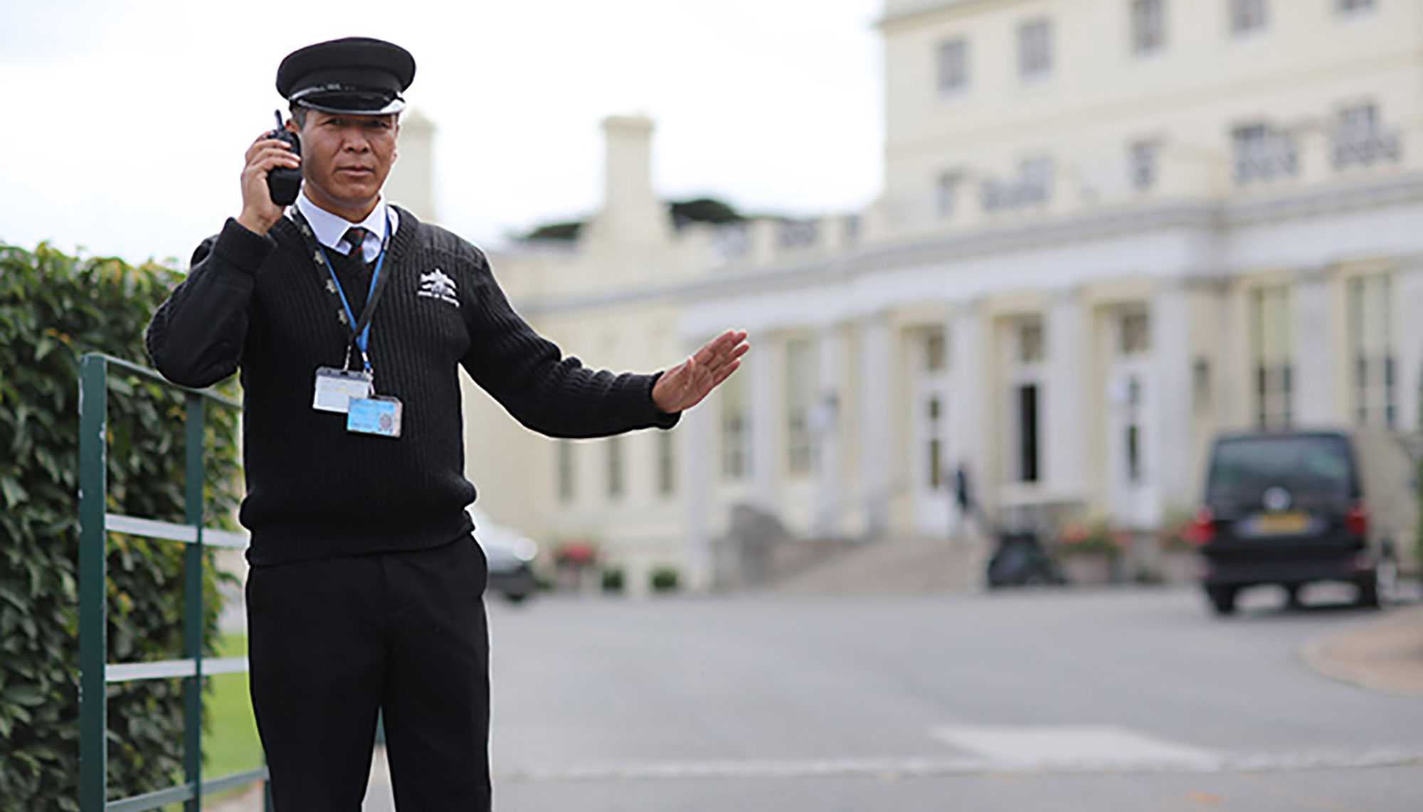 Security service using Kenwood digital two way radio systems